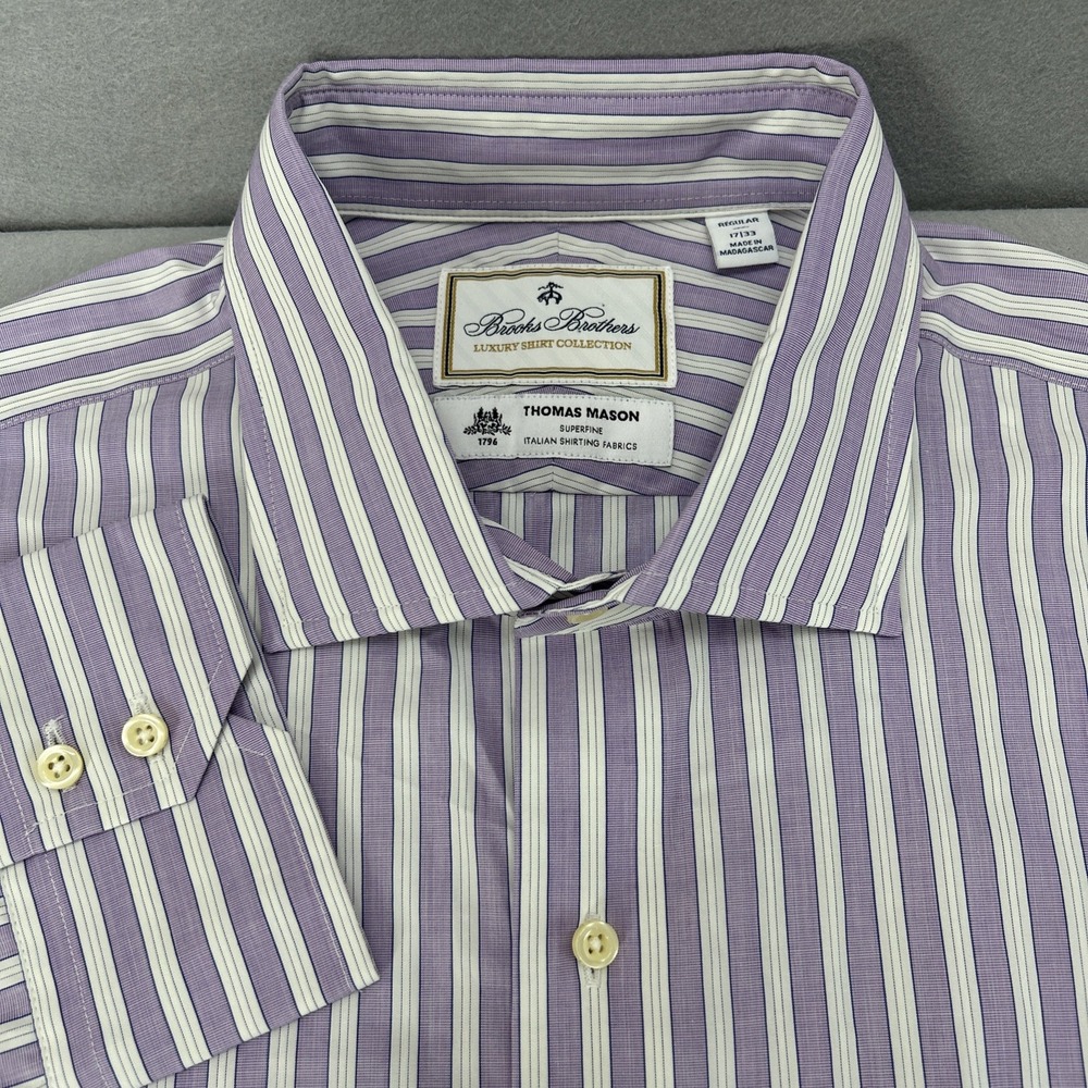 Brooks Brothers Thomas Mason Superfine Italian Shirting Fabric Collection 17-33